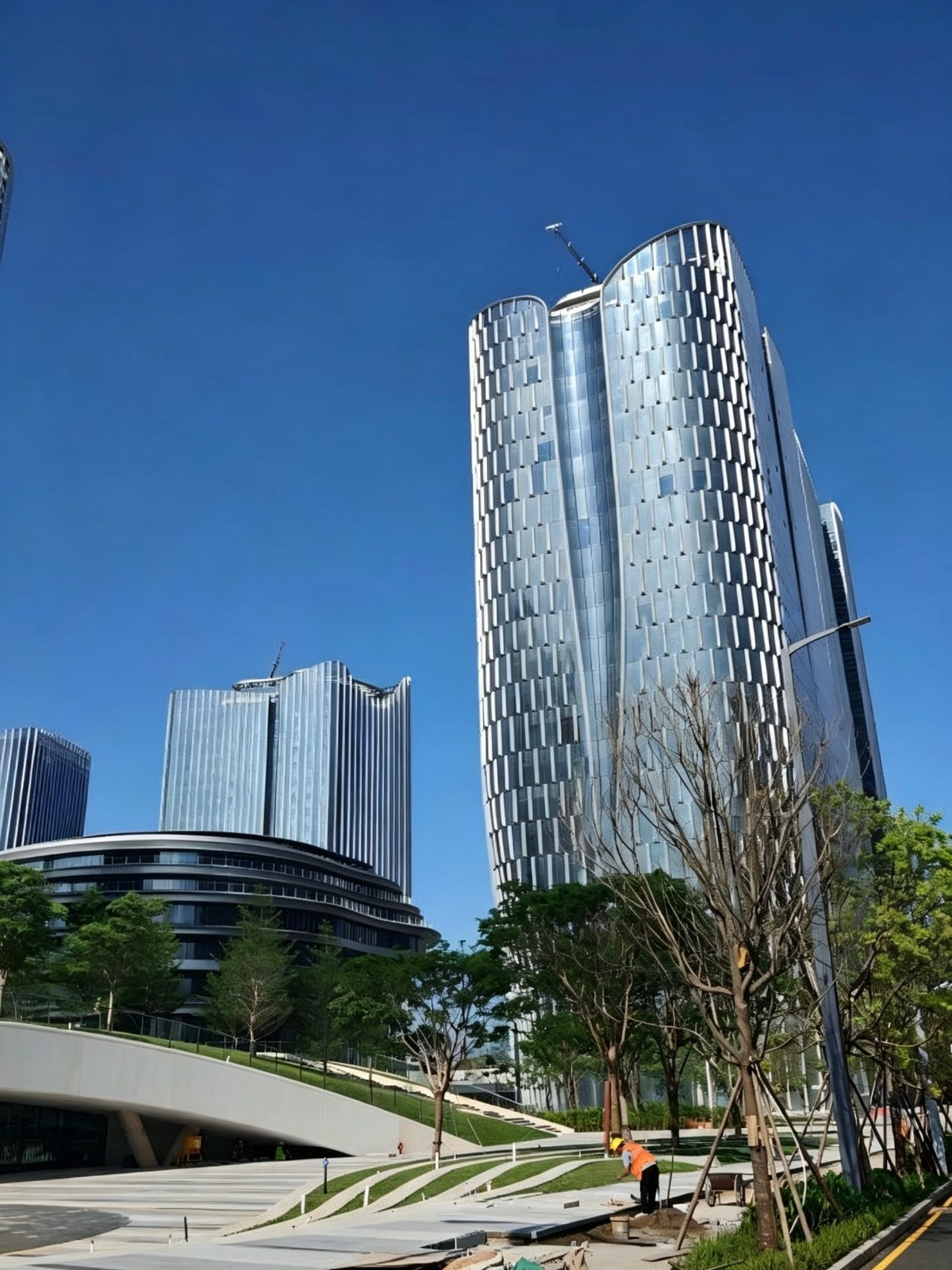 腾讯企鹅岛建筑群外景